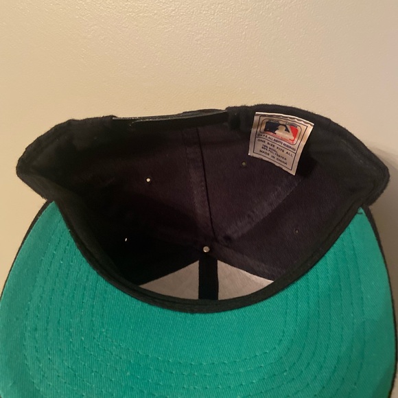 Vintage Baltimore Orioles MLB Drew Pearson Bar Snapback Cap Hat Wool 90s NWOT - Picture 2 of 3